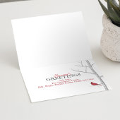 Rode kerstkaart Winter 1 Foto Feestdagen Kaart