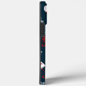 Rode kerstkaarten iPhone Case Mate (Achterkant / Rechts)