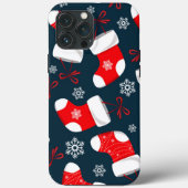 Rode kerstkaarten iPhone Case Mate (Achterkant)
