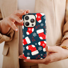 Rode kerstkaarten iPhone Case Mate
