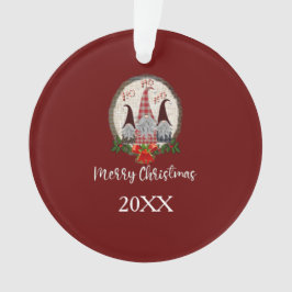 Rode Kerstkabouters Trendy Elfen Ornament
