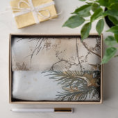 Rode kerstkardinaal tissuepapier (Geschenk)