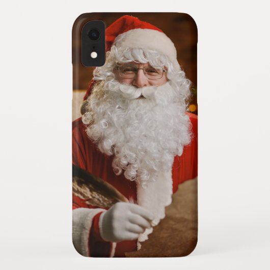 Rode Kerstkerstman Case-Mate iPhone Case (Achterkant)