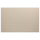 Rode kerstkroezen op roze stof (Yard (91,4 cm))