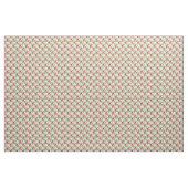 Rode kerstkroezen op roze stof (Fat Quarter)