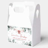 Rode Kerstman Baby Kerstmis Baby Kleding Baby show Bedankdoosjes (Geopend)