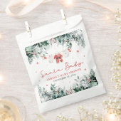 Rode Kerstman Baby Kerstmis Baby Kleding Baby show Bedankzakje (Geknipt)