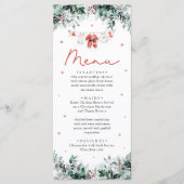 Rode Kerstman Baby Kerstmis Baby Kleding Baby show Menu (Voorkant)