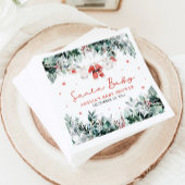 Rode Kerstman Baby Kerstmis Baby Kleding Baby show Servet