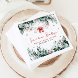 Rode Kerstman Baby Kerstmis Baby Kleding Baby show Servet