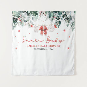 Rode Kerstman Baby Kerstmis Baby Kleding Baby show Wandkleed