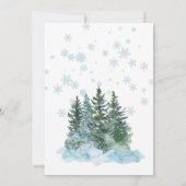  rode kerstman brengt ons een Baby kerstmis Kaart (Achterkant)