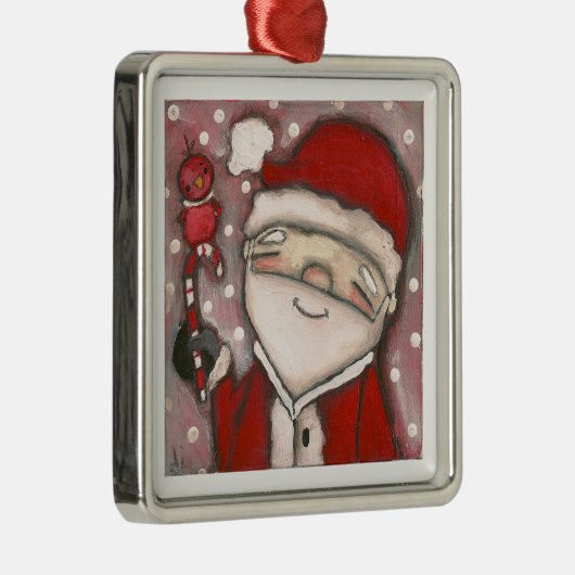 Rode Kerstman - Ornament (Rechts)