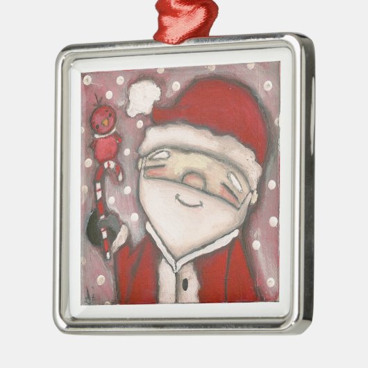 Rode Kerstman - Ornament (Links)