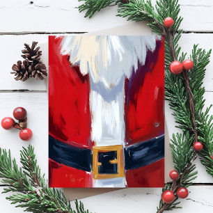 Rode Kerstman Pak Kerstmis Feestdagenkaart