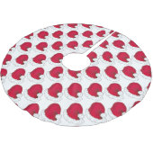 Rode kerstman Petten kerstfeestdag St. Nick Kerstboom Rok (Gekanteld)