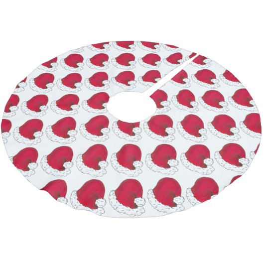 Rode kerstman Petten kerstfeestdag St. Nick Kerstboom Rok (Gekanteld)