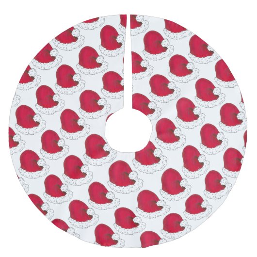 Rode kerstman Petten kerstfeestdag St. Nick Kerstboom Rok (Voorkant)