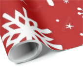 Rode Kerstmis 30 " x15 ' Verpakkend Document Cadeaupapier (Rol Hoek)