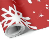 Rode Kerstmis 30 " x45 ' Verpakkend Document Cadeaupapier (Rol Hoek)