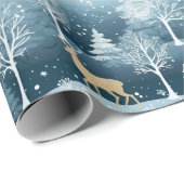 Rode Kerstmis Bloemen Feestelijke Gift Wrap Cadeaupapier (Rol Hoek)