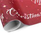 Rode Kerstmis Cadeaupapier (Rol Hoek)