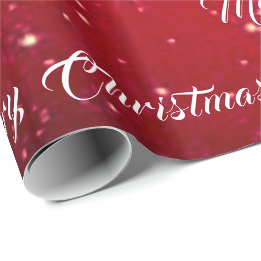 Rode Kerstmis Cadeaupapier (Rol Hoek)