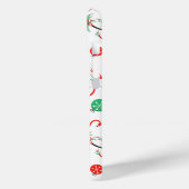 Rode Kerstmis Flamingo Multi iPhone Case-Mate iPhone Case (Achterkant / Links)