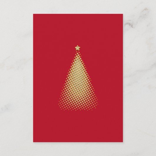 Rode Kerstmis Foto Baby Geboorte Aankondiging (Achterkant)