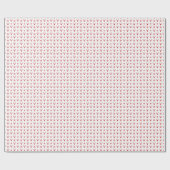 Rode Kerstmis Herten Hoofden met Sneeuwvlokken Pat Cadeaupapier (Vlak)