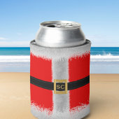 Rode Kerstmis in Juli Santa Party Koelbox Blikjeskoeler