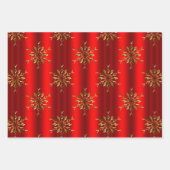 Rode Kerstmis Inpakpapier Vel (Voorkant 3)