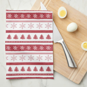 Rode Kerstmis - Keukenhanddoeken