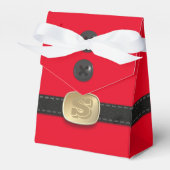 Rode Kerstmis met Suit Santa Favor Box Bedankdoosjes (Voorkant Zijde)