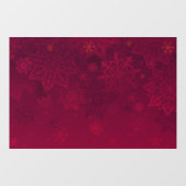 Rode Kerstmis Raamsticker (Vel)