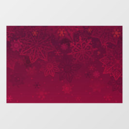 Rode Kerstmis Raamsticker