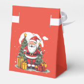 Rode Kerstmis Spel Geheime Kerstman Gift Exchange Bedankdoosjes (Achterkant)