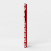 Rode Kerstmis Verjaardag Gepersonaliseerde foto Case-Mate iPhone Case (Achterkant/links)