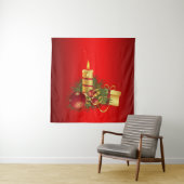 Rode Kerstmis Wandkleed (In situ)