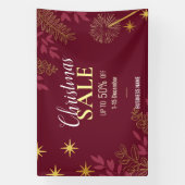 Rode Kerstmis Zakelijke Verkoop Promotieadvertenti Spandoek (Verticaal)