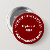 Rode Kerstmiszaken Ronde Vorm Button (Voorkant /achterkant)