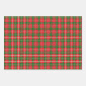 Rode kerstpannen inpakpapier vel (Voorkant 2)