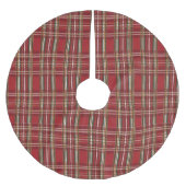 Rode kerstpannen kerstboom rok (Voorkant)