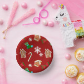 Rode Kerstpatroon Papieren Kommen (Feest)
