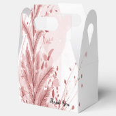 Rode Kerstpijnboom Sneeuw Decoratie Mooi Bedankdoosjes (Geopend)