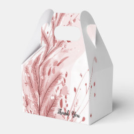 Rode Kerstpijnboom Sneeuw Decoratie Mooi Bedankdoosjes