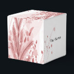 Rode Kerstpijnboom Sneeuw Decoratie Mooi Bedankdoosjes<br><div class="desc">Rode Kerstpijnboom Sneeuwdecoratie Mooie gunstboxen. Uniek,  mooi,  stijlvol design. Makkelijk te personaliseren. Lettertypestijl,  -grootte en -kleuren kunnen worden gewijzigd. Overeenkomende objecten beschikbaar.</div>