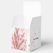 Rode Kerstpijnboom Sneeuw Decoratie Mooi Bedankdoosjes (Geopend)