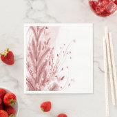 Rode Kerstpijnboom Sneeuw Decoratie Mooi Servet (Insitu)