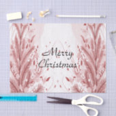 Rode Kerstpijnboom Sneeuw Decoratie Mooi Tissuepapier (Craft)